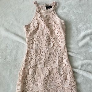 LuLus Dress- Pale Blush- S- NEVER BEEN WORN!